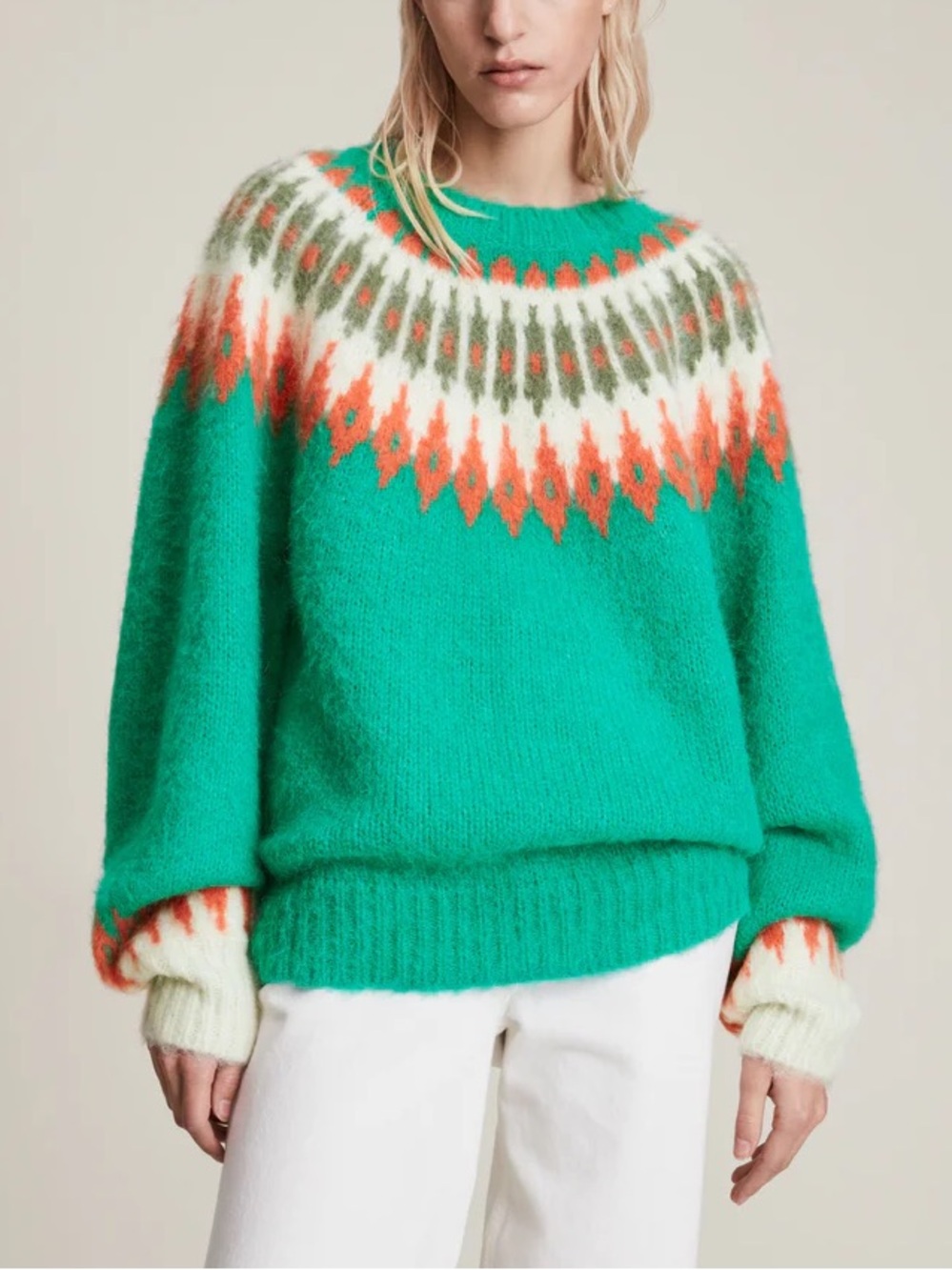 All Saints Falka Fair Isle Sweater